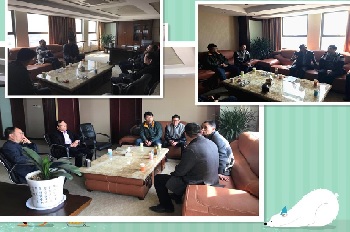 淮陰工學院建筑學院舍躍心書記帶隊來我公司進行調研